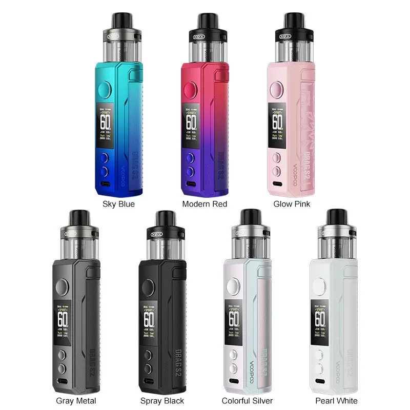 VOOPOO Drag S2 Kit 60W - Pearl White - Image 2