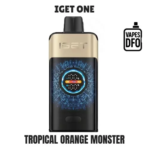 Tropical Orange Monster IGET ONE 12000 Puffs - IGET / Large / Non-rechargeable / Orange