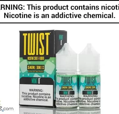 MINT 0° BY TWIST SALT 60ML - Vapejuice