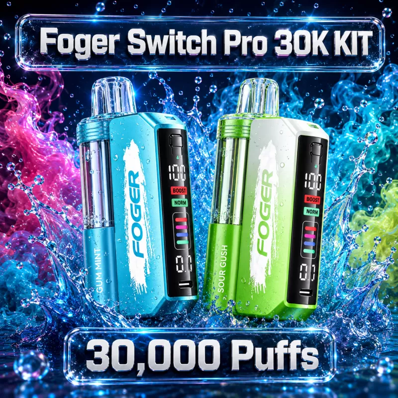 Foger Switch Pro 30K KIT TEXAS COMPLIANT AVAILABLE - Strawberry Watermelon (Texas Compliant) - Image 2