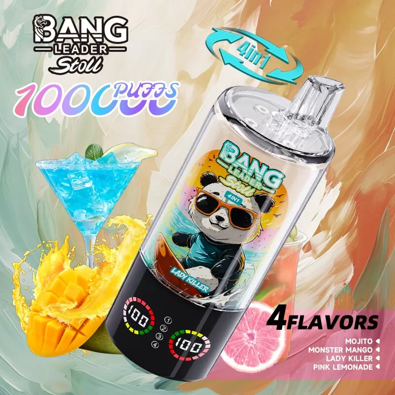 BANG LEADER STOLL 100K | 4-in-1 100000 puffs, 34mL, rechargeable, bulk disposable vape - Aiviouvapes - Image 2