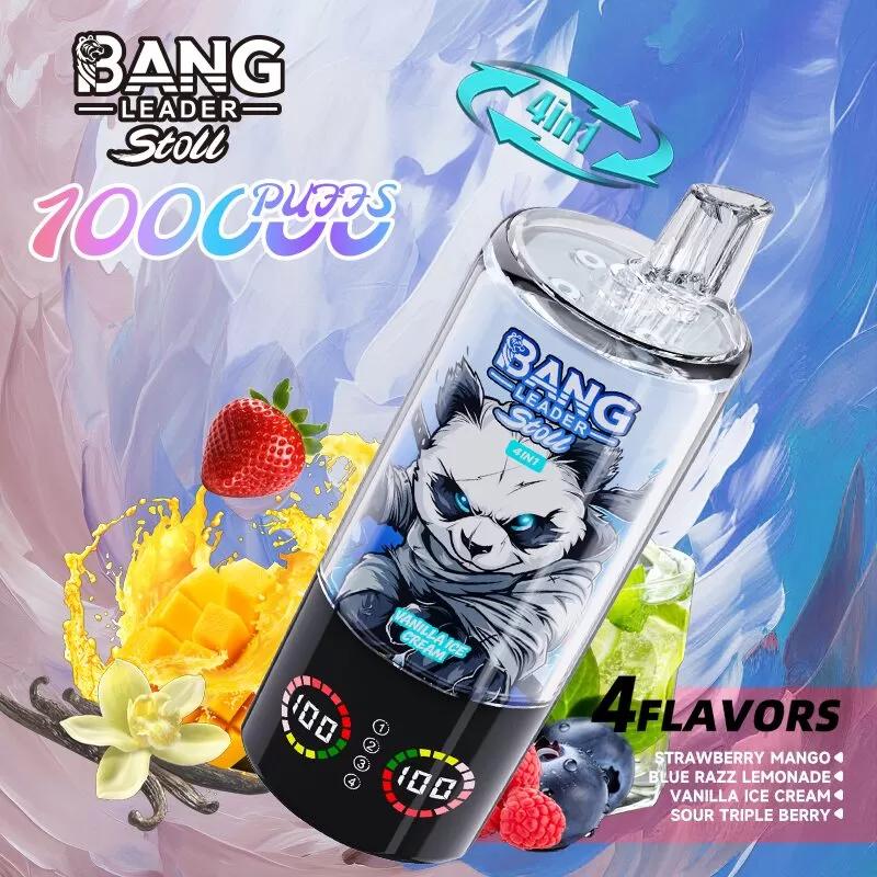 BANG LEADER STOLL 100K | 4-in-1 100000 puffs, 34mL, rechargeable, bulk disposable vape - Aiviouvapes - Image 3