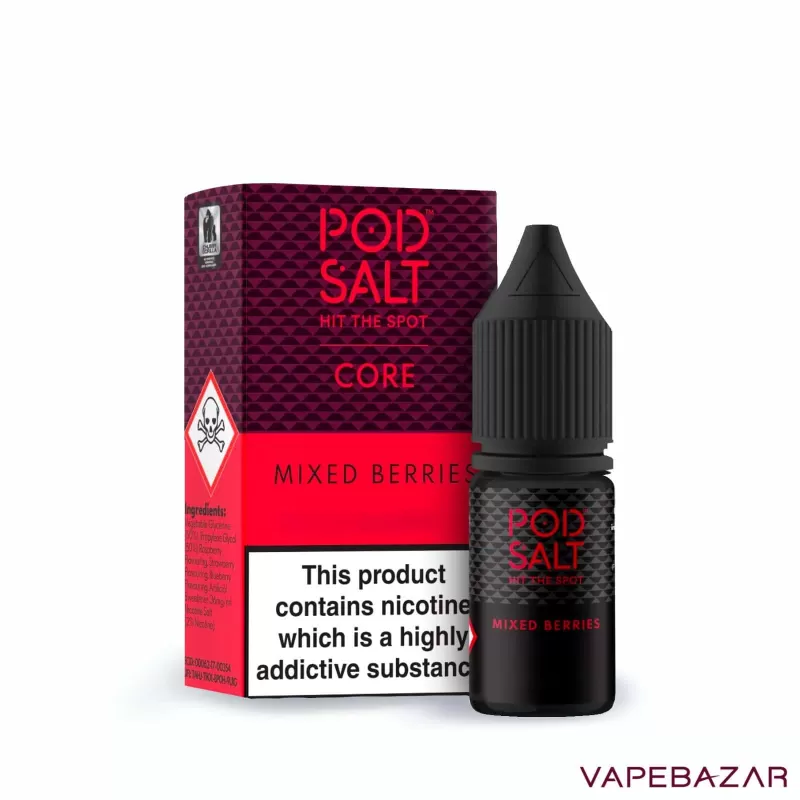 Podsalt Core – Mixed Berries - Beeren Mix, Himbeere; 20mg/ml, 11mg/ml - Image 3
