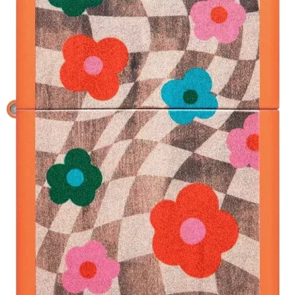 Zippo Lighter – Wavy Flowers