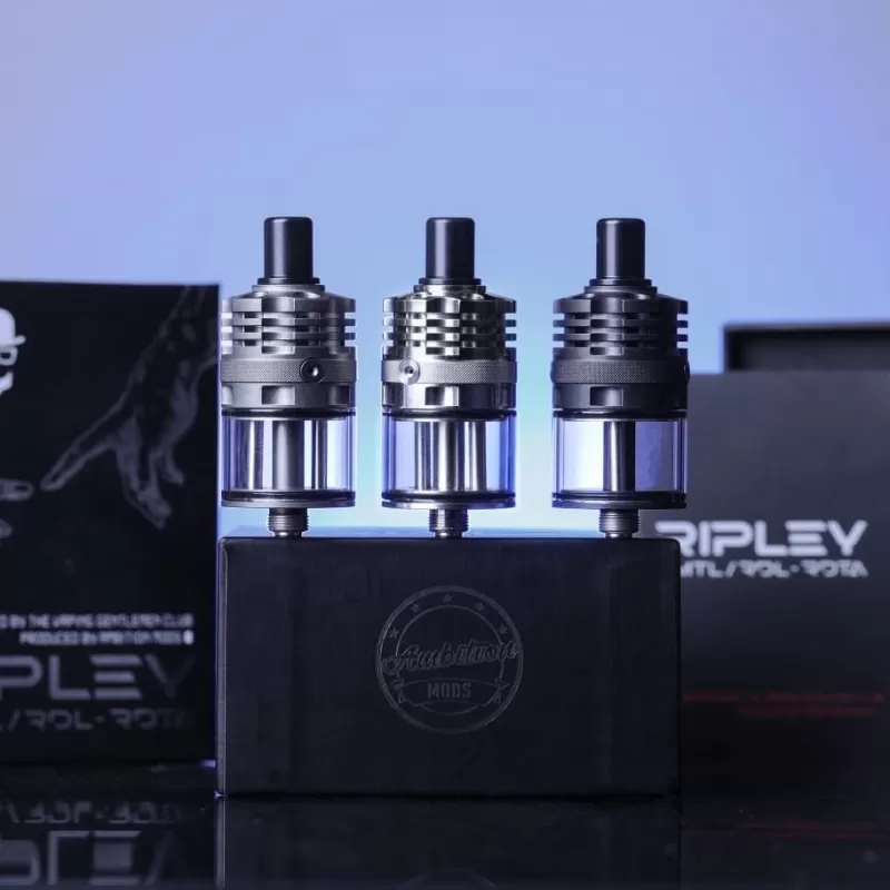 Ripley MTL / RDL RDTA Gunmetal – The Vaping Gentlemen Club / Ambition Mods