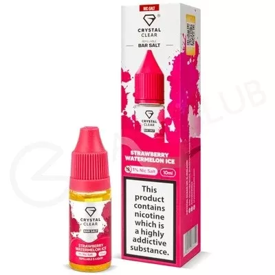 Strawberry Watermelon Ice Nic Salt E-Liquid by Crystal Clear - Ecigpremium