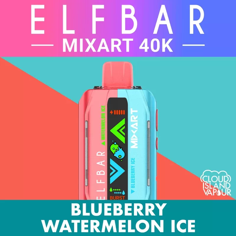 ELF BAR MIXART 40K Disposable Vape – Blueberry Watermelon Ice