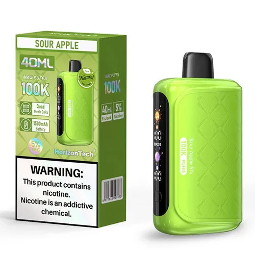 HorizonTech 100000 Puffs 100K Disposable Vape - Sour Apple