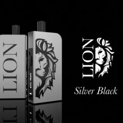 Lion Pod Mod Silver/Black – Hellvape x La Tabaccheria