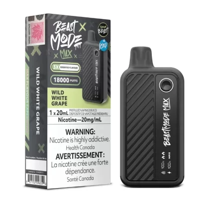 Beast Mode Max 18K Wild White Grape Iced Disposable Vape