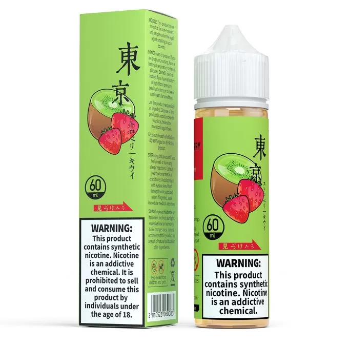 Tokyo Iced Strawberry Kiwi E Liquid - 3 mg / 60 ml - Image 2