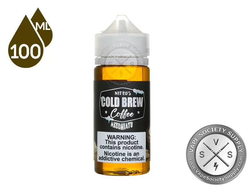 Macchiato by Nitro’s Cold Brew Coffee 100ml - Vape Product, Vape Product - Image 2