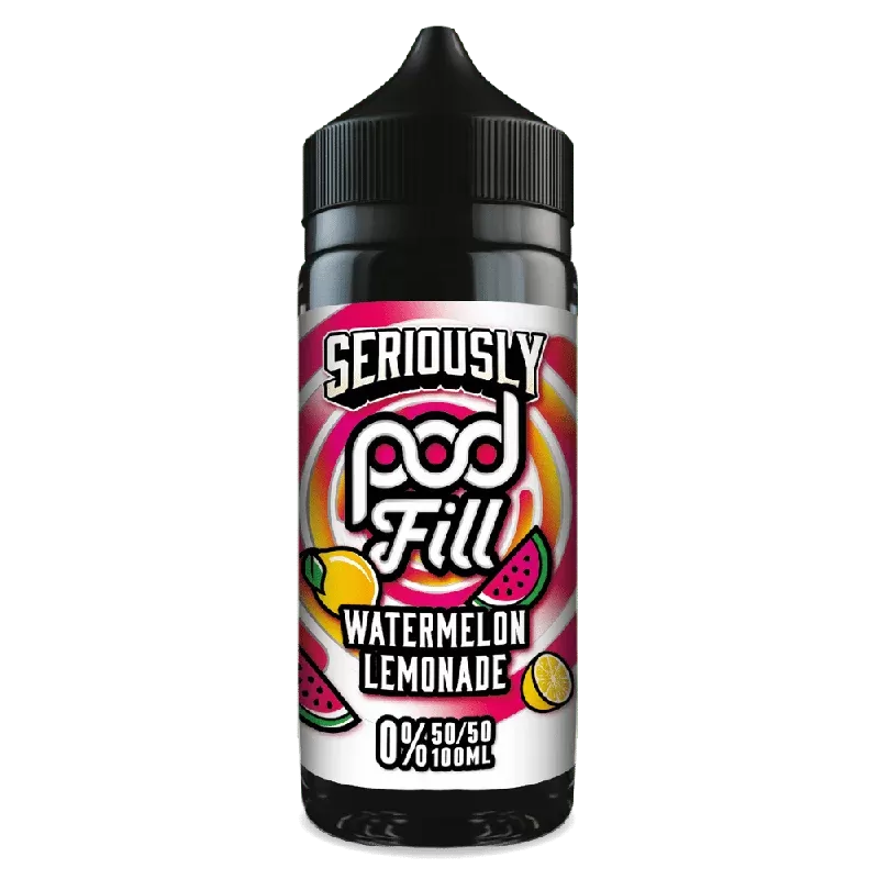Doozy Pod Fill 100ml E-Liquid Shortfill Watermelon Lemonade - Vape Product