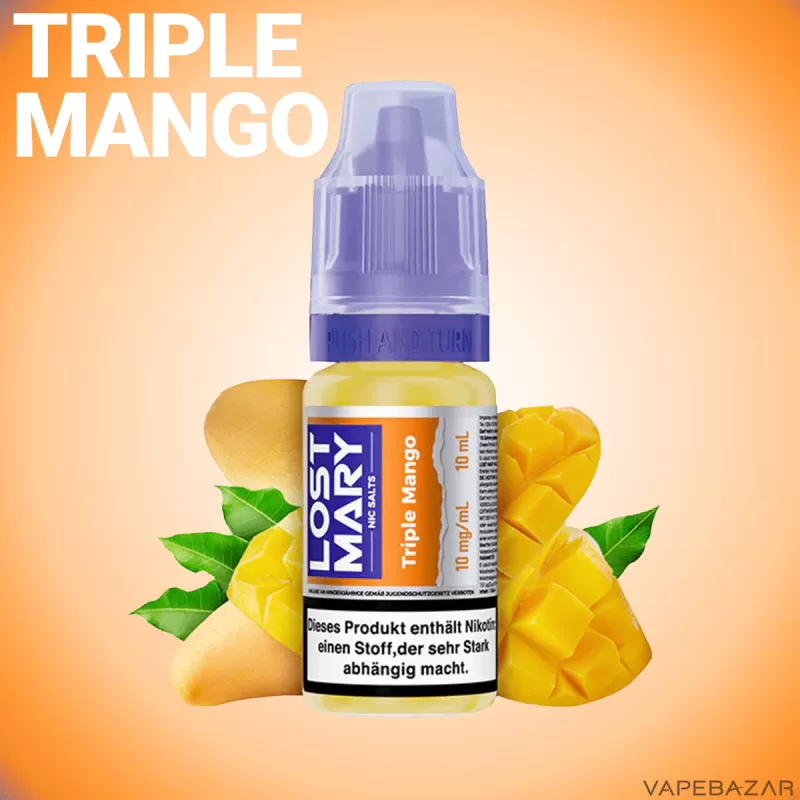 Lost Mary NicSalt – Triple Mango - 10mg/ml, 20mg/ml - Image 2