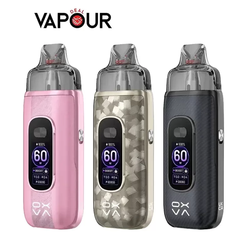 OXVA VPrime 2 Pod Kit - Black Carbon, Mirage Blue