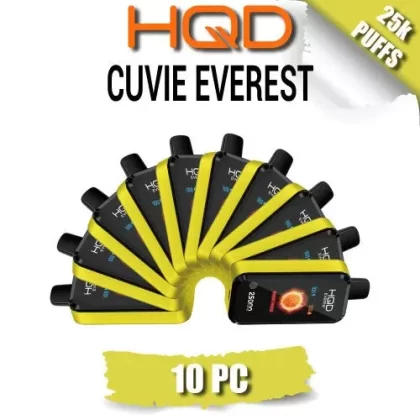 HQD Cuvie Everest Disposable Vape Device [25000 Puffs] – 10PC