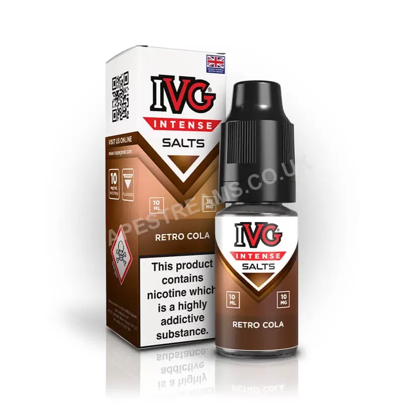 IVG Intense Retro Cola Nic Salt E-Liquid - Vapestreams Co