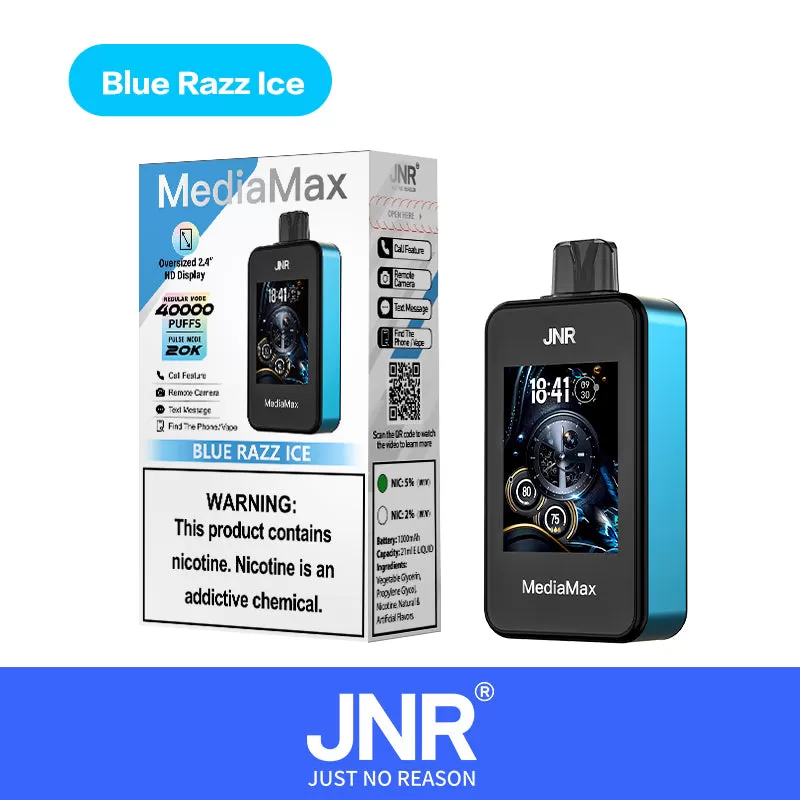 JNR "Media Max" 40K Disposable Device - 40000 Puffs - Blueberry Watermelon - Image 2