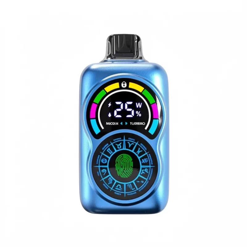 Bang King 36000 Puffs Double Screen Disposable Vape - Random Flavors(Minimum 2 Pieces), Blue Razz Ice; 3-nicotine, 2-nicotine