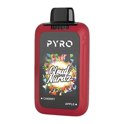 Cherry/Apple CLOUD NURDZ X PYRO Duo - Consumer; Vape Product; 5 Pack, Single