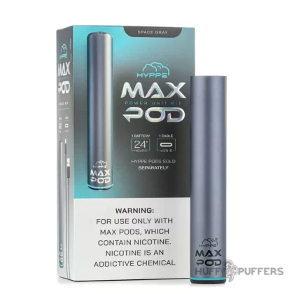 Hyppe Max Pod Power Unit Kit - Midnight Black, Space Gray