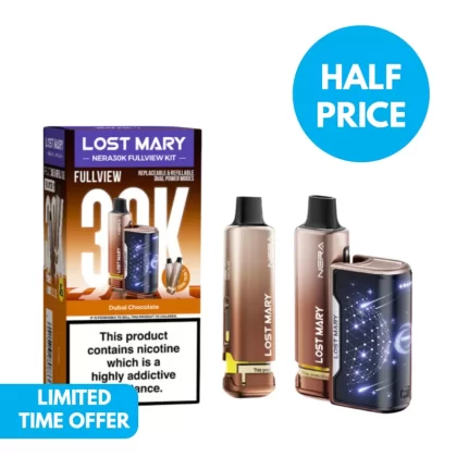 Lost Mary Nera 30K Fullview Vape - Vape Co