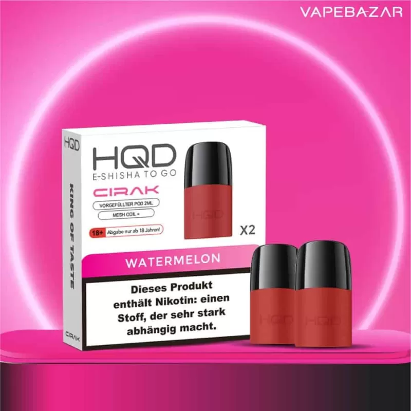 HQD Cirak – HQD Pods – Watermelon – 2er Pack