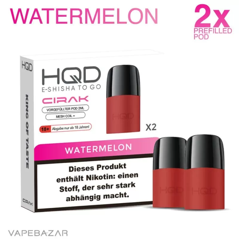 HQD Cirak – HQD Pods – Watermelon – 2er Pack - Image 2