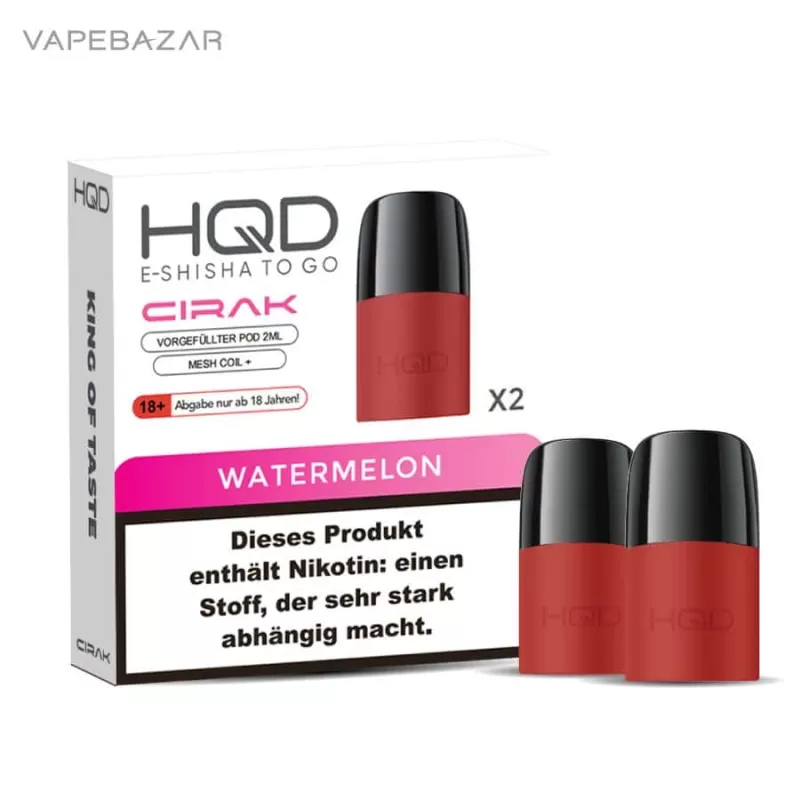 HQD Cirak – HQD Pods – Watermelon – 2er Pack - Image 3
