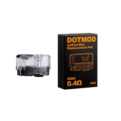 Dotmod DotPod Max Replacement Pod - Resistance#0.4ohm>0.6ohm>1.0ohm
