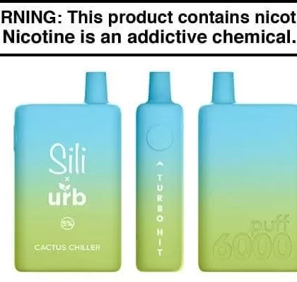SILI X URB DISPOSABLE VAPE – 6000 PUFFS - Vapejuice