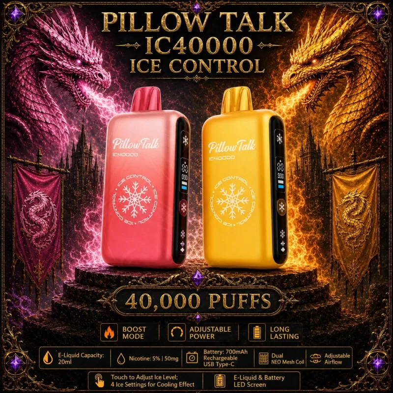 Pillow Talk IC40000 Ice Control TEXAS COMPLIANT - Strawberry Mango