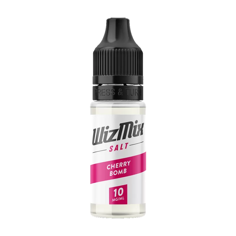 Wizmix Salt Cherry Bomb - 10ml - Vape Product, Vape Product (F533B8) - Image 2