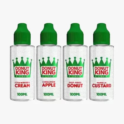 Donut King 100ml Shortfill E-Liquid - Blueberry Acai Cooler