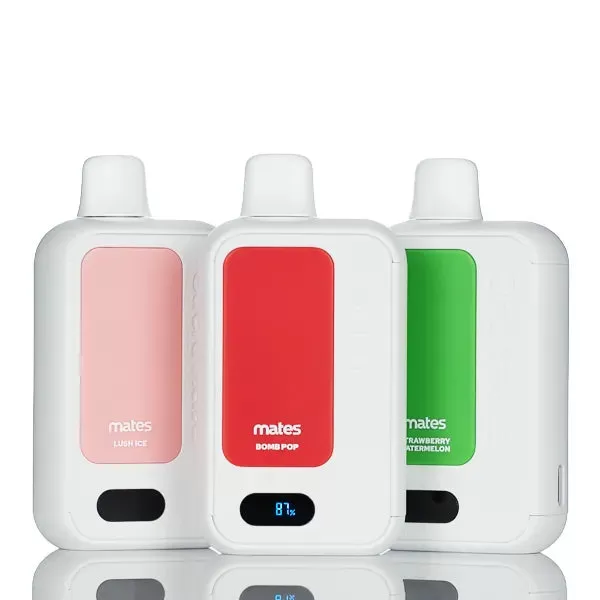 7 Daze Clickmate 15k Puffs Rechargeable Disposable Vape 5% Nic - 18ML - Sour Apple Belt
