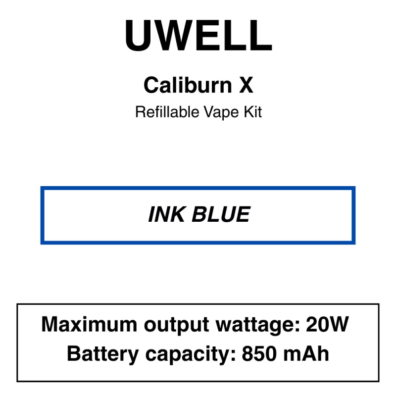 Uwell – Caliburn X – Refillable Vape Kit - Vapeys Co Nz - Image 2