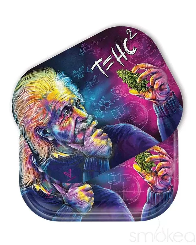 V Syndicate “Einstein Classic” Mag Slap Rolling Tray Lid - Size#Small>Medium