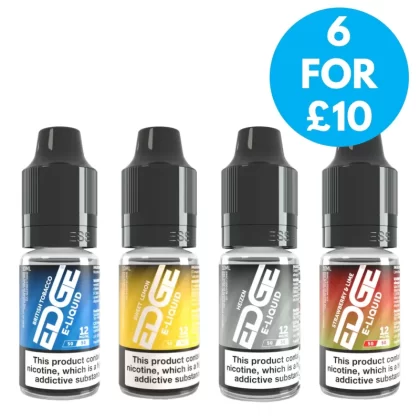 12mg (1.2%) EDGE 10ml Freebase E-liquid - Vape Product; 50VG/50PG