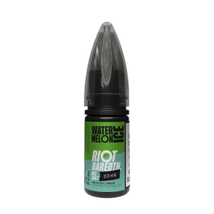 Watermelon Ice Nic Salt E-Liquid Bar Edition by Riot Squad (10ml) - 10mg