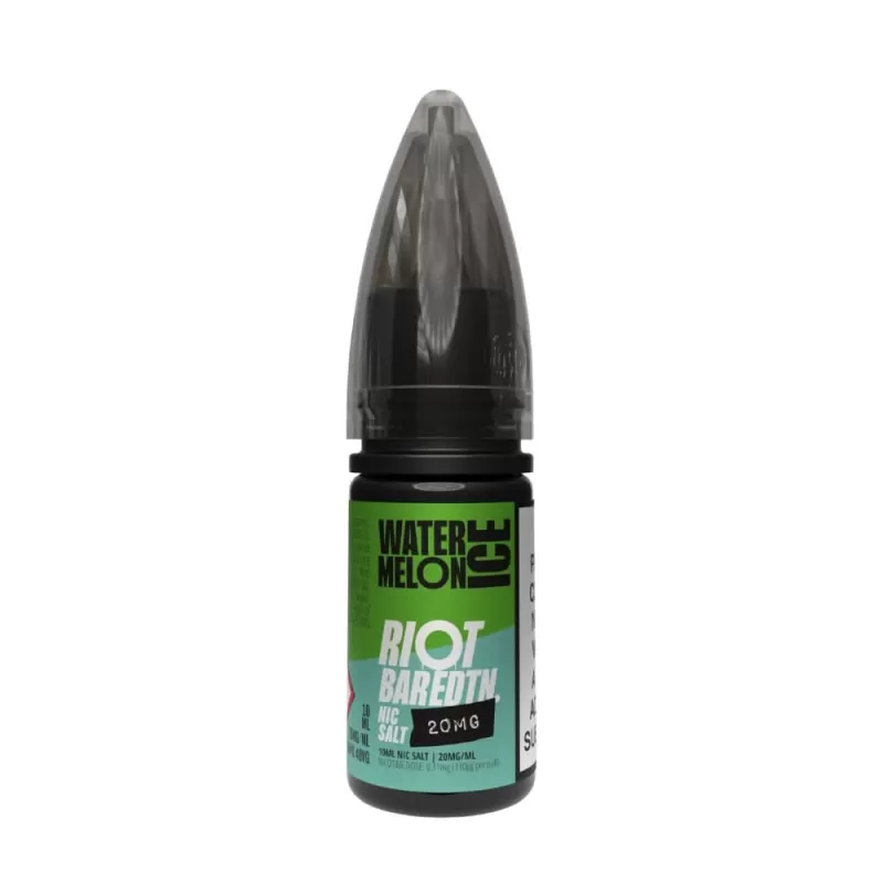 Watermelon Ice Nic Salt E-Liquid Bar Edition by Riot Squad (10ml) - 10mg