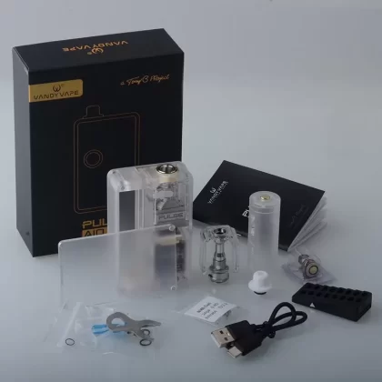 Less $23.00 on Authentic Vandy Vape Pulse 80W VW AIO Kit – Frosted White