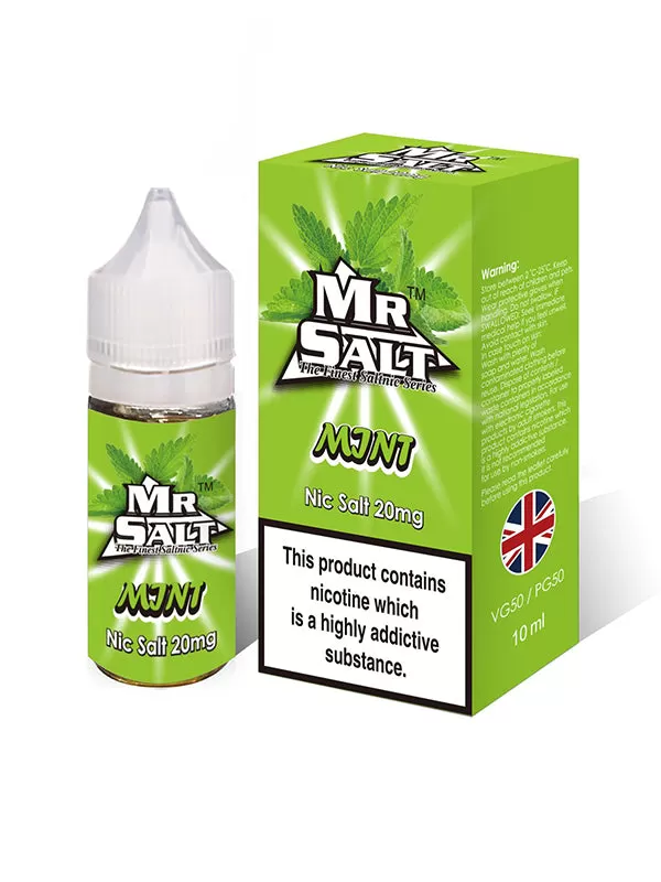 Mr Salt Mint Nic Salt E-Liquid - 10mg