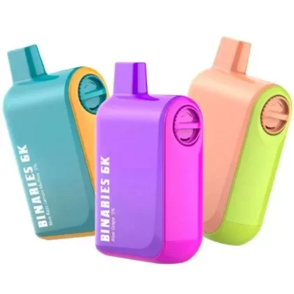 Binaries 6K Vape - Single Pack; Aperol Spritz Ice, Apple Pie; Vape Product