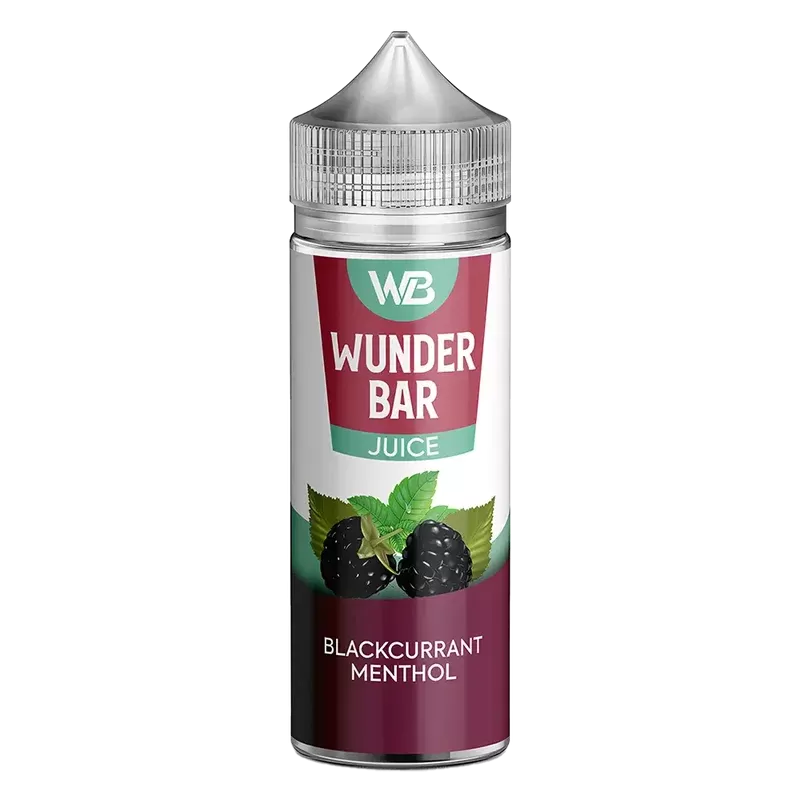 Wunder Bar Blackcurrant Menthol 100ml Shortfill E-Liquid - Ecigpremium