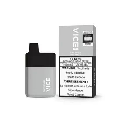 Vice Box Rechargeable Disposable Vape – 6000 Puffs – Flavourless - Ecigdepot