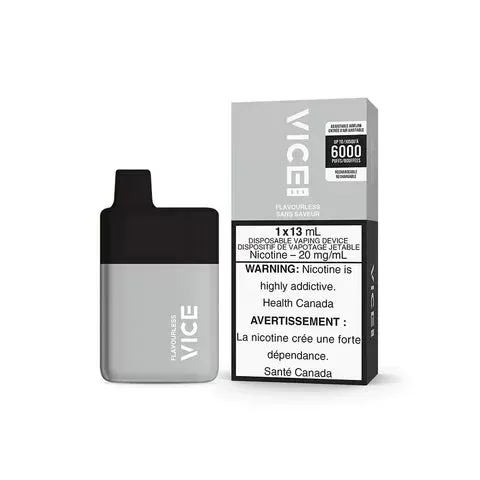 Vice Box Rechargeable Disposable Vape – 6000 Puffs – Flavourless - Ecigdepot