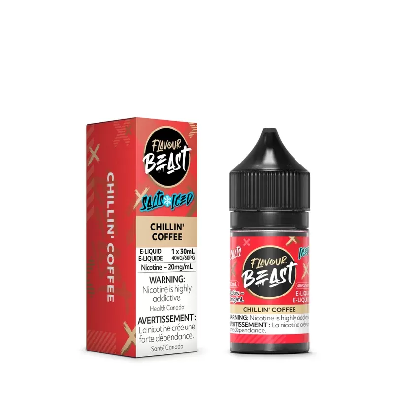 Flavour Beast ICE Salt Nic Vape Juice – Chillin’ Coffee Iced (30ml)