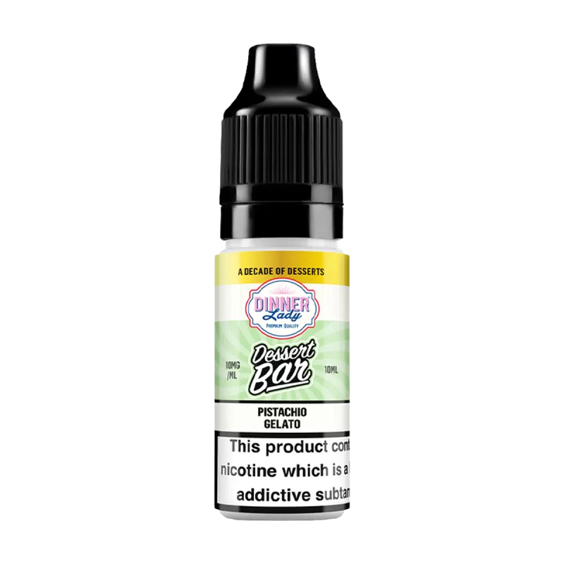 Pistachio Gelato Nic Salt by Dinner Lady Dessert Bar Range - 10mg - Vape Product