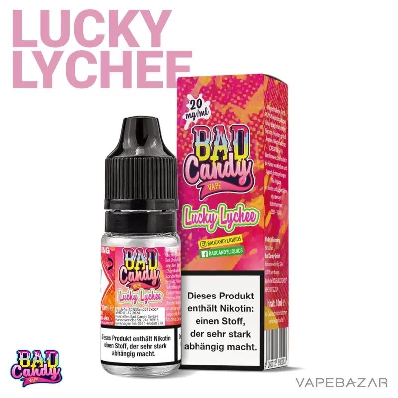 Bad Candy Liquid – Lucky Lychee - Vapebazar - Image 2