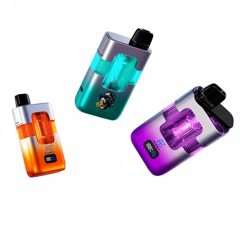 Fumot ECO 2in1 50000 Puffs Dual Flavors 50K Vape - Random Flavors(Minimum 2 Pieces), 1.Black Mamba & Mr Blue; 3-nicotine, 2-nicotine (0ECB72)